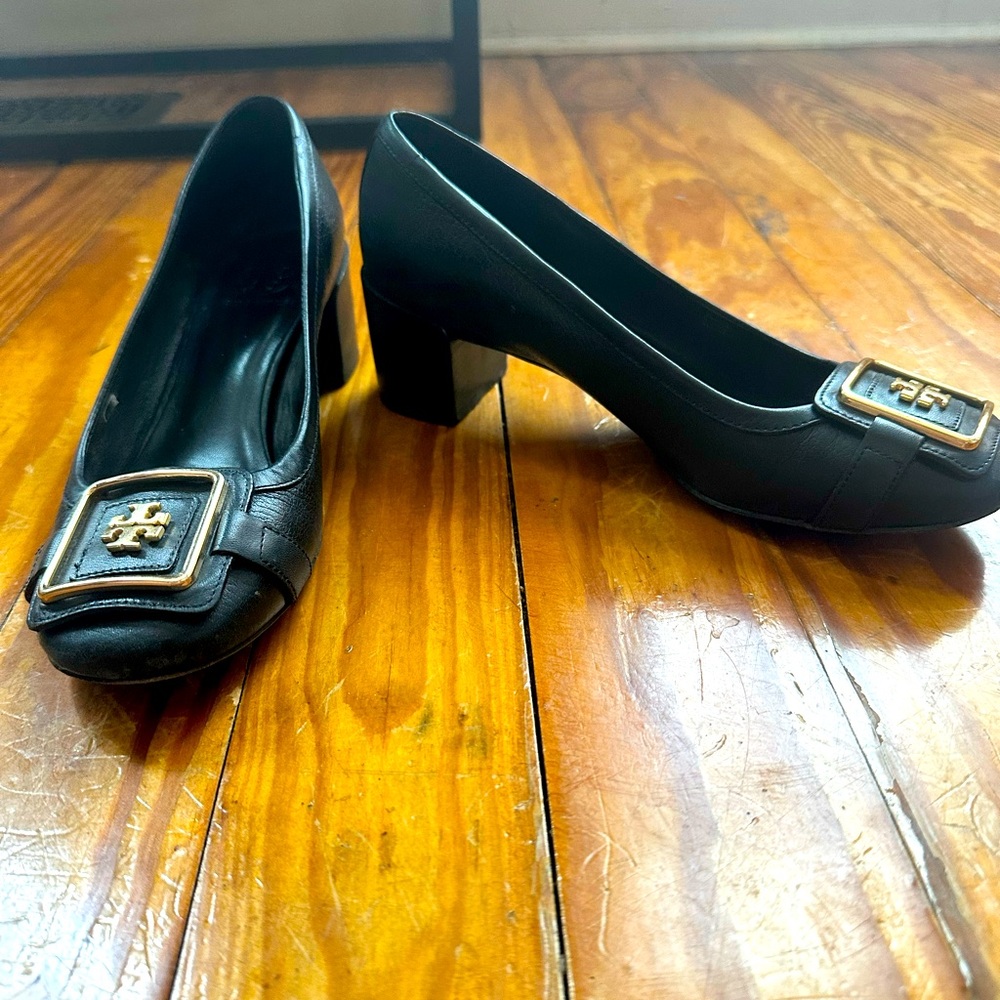 Tory Burch Julian Georgia pumps block heel 7.5